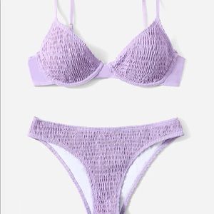 Shein purple bikini set